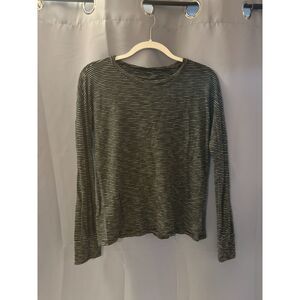 Women's American Eagle Striped Long Sleeve Shirt - Size M